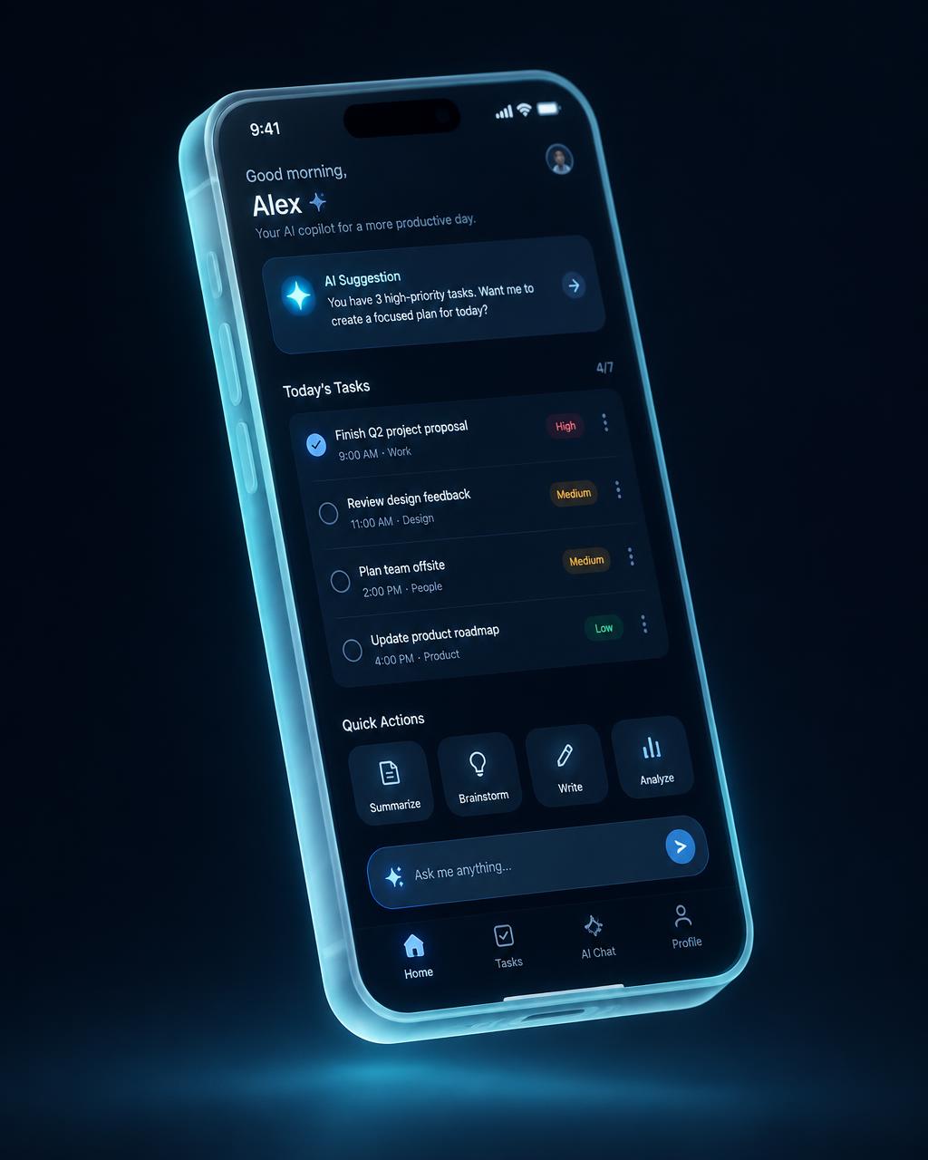 Workevo mobile app on a phone screen